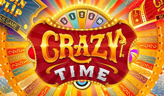 Official Live Shows logo: Crazy Time by Evolution at Big Casino