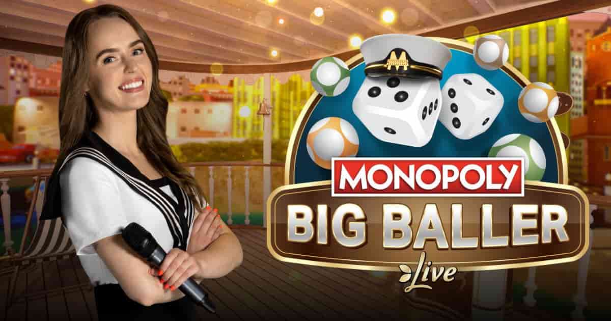 MONOPOLY Big Baller by Evolution, showcased at big-casino.eu – game logo